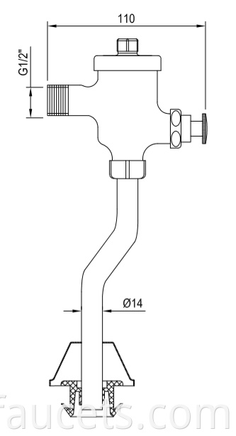 brass flush valve